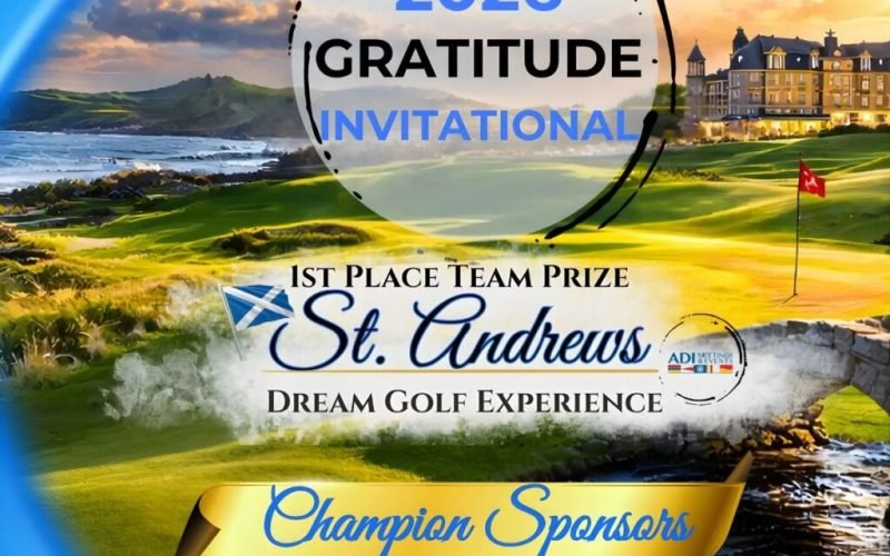 Registration for Sixth Annual Gratitude Golf Tournament Open Now